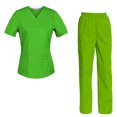 thumbnail image 1 of Women's Scrubs Set Scrub Top and Pants Scrubs Set, 1 of 3