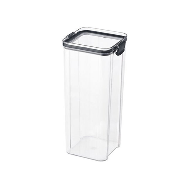 HEVIRGO Bocaux Alimentaires Multifonctions pour Bonbons, Bocaux de Rangement pour Biscuits avec Couvercles, Contenants Alimentaires Transparents Gain de Place avec Couvercles, Convenant au Réfrigérateur et à la Cuisine, TG (60,8 oz)