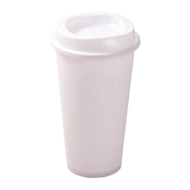 LQXZWJY Tasse de Voyage - Gobelet à Café Isolé Réutilisable avec Plastique, Couvercle Étanche, Sans BPA - Tasse Portable pour Boissons Chaudes et Froides, Compatible avec Porte-Gobelet