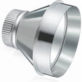 thumbnail image 1 of 7 Inch to 4 Inch Duct Reducer Increaser Galvanized Steel Air Duct Adapter Round Crimped Pipe for HVAC Ventilation System, 1 of 6