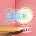 thumbnail image 4 of Rbaofujie Cooling Fans Usb Electric Fan Portable Electric Fan Bedroom Office Desktop Student Dormitory Fan Mini Clip-On Desktop Plug-In Electric Fan Rechargeable Fans, 4 of 6