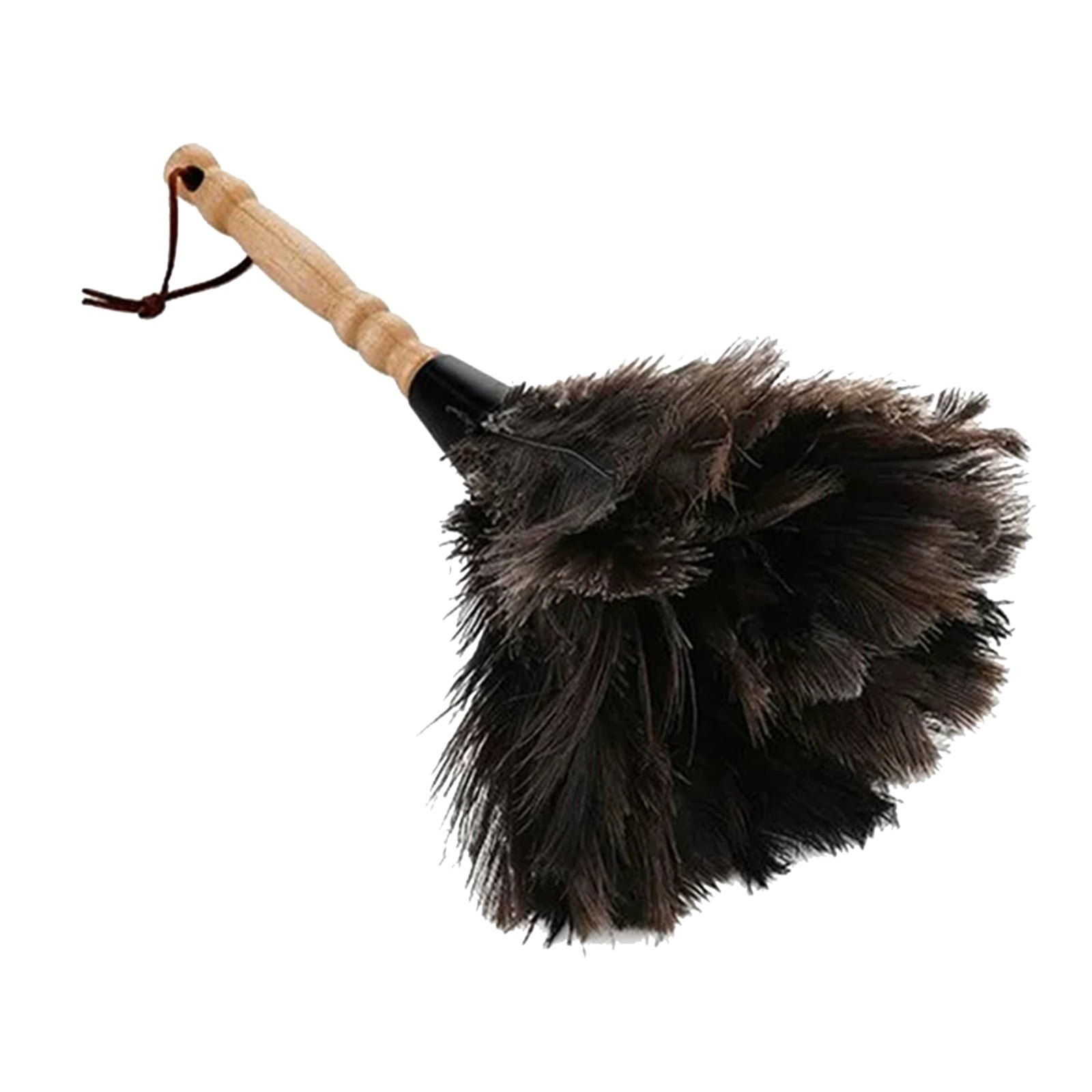 Binwennn Spray Air Duster for Computer Reaching Natural Feather Duster With Wooden Handle Brush