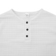 thumbnail image 4 of zbxnLI Men's Crew Neck Sweatshirts Button T-Shirts Solid Color Casual Lightweight Pullover Sweatshirt Tops, 4 of 6