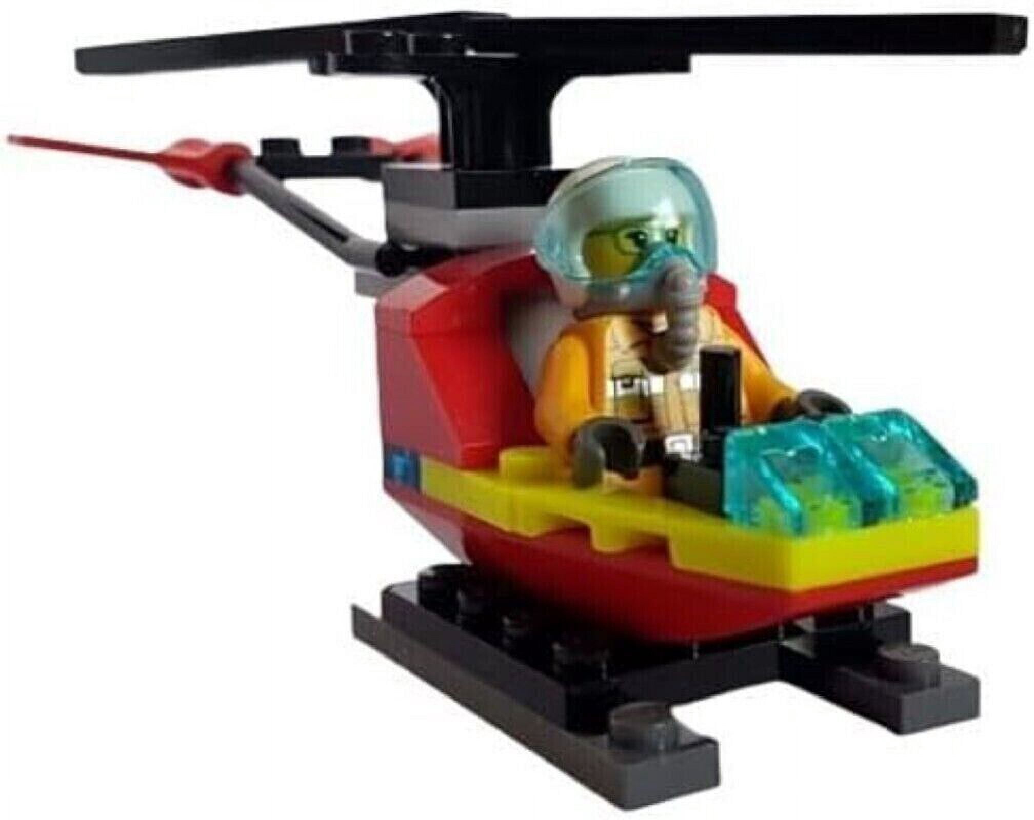 LEGO City: Firerfighter Minifigure in Helicopter