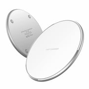 Wireless Charger 10W Qi Wireless Charging Compatible with Most Mobile Phone, White