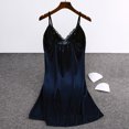 thumbnail image 5 of Ovzne Robes d'Été pour Femmes Robe Mode Femmes Été Col en V Décontractée Unie Sans Manches Chemises de Nuit Robe Robe de Printemps Liquidation, 5 of 5