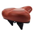thumbnail image 3 of Wide Cruiser Bikes Saddle Shockproof Waterproof Seat Cushion Pad Brown, 3 of 8