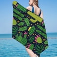thumbnail image 2 of Sandproof Beach Blanket Lightweight Microfiber Beach Towel Super Lightweight Colorful Bath Towel Sandproof Beach Blanket Multi-Purpose Towel for Travel Swimming Pool 30X60 Inch, 2 of 3