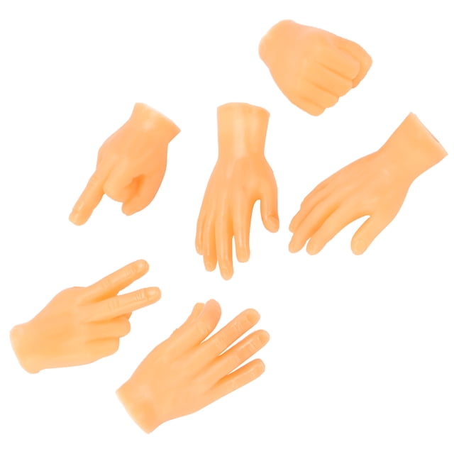 Finger Puppet, Silicone Tear Portable Soft Elastic Tiny Hands for Cat Massage