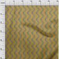 thumbnail image 3 of oneOone Georgette Viscose Dark Mustard Fabric Block Sewing Craft Projects Fabric Prints By Yard 42 Inch Wide-DA, 3 of 5