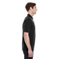 thumbnail image 2 of Hanes Polo X-Temp Fresh IQ Piqué pour Hommes, P, Noir, 2 of 3