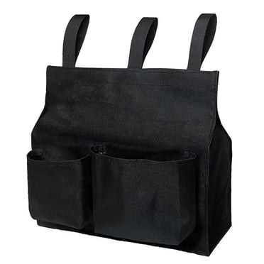 Mosiee Baseball Umpire Ball Bag Black Portable Baseball Softball Umpire Bag