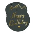 thumbnail image 1 of Inkdotpot Gold Foil Paper Hang Tags Happy Birthday Favor Tags 50 Pieces, 1 of 6