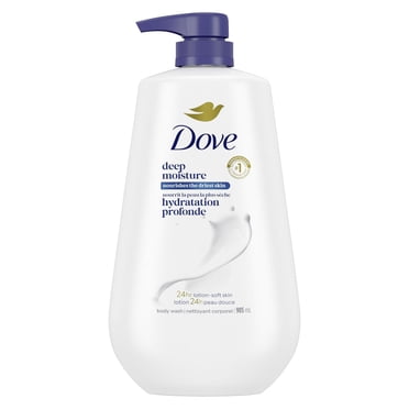 Dove Body Wash for 24H Lotion-Soft Skin Deep Moisture, 905 ml