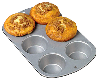 Wilton Recipe Right Jumbo Muffin Pan-6 Cavity 4"X2" W955