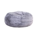 thumbnail image 4 of Sealy® Bala 5ft Faux Fur Memory Foam Bean Bag - Taupe, 4 of 9
