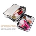 thumbnail image 2 of Sacs à Main de Rangement de Toilette en PVC Transparent VORCOOL 3-en-1 (Noir), 2 of 6