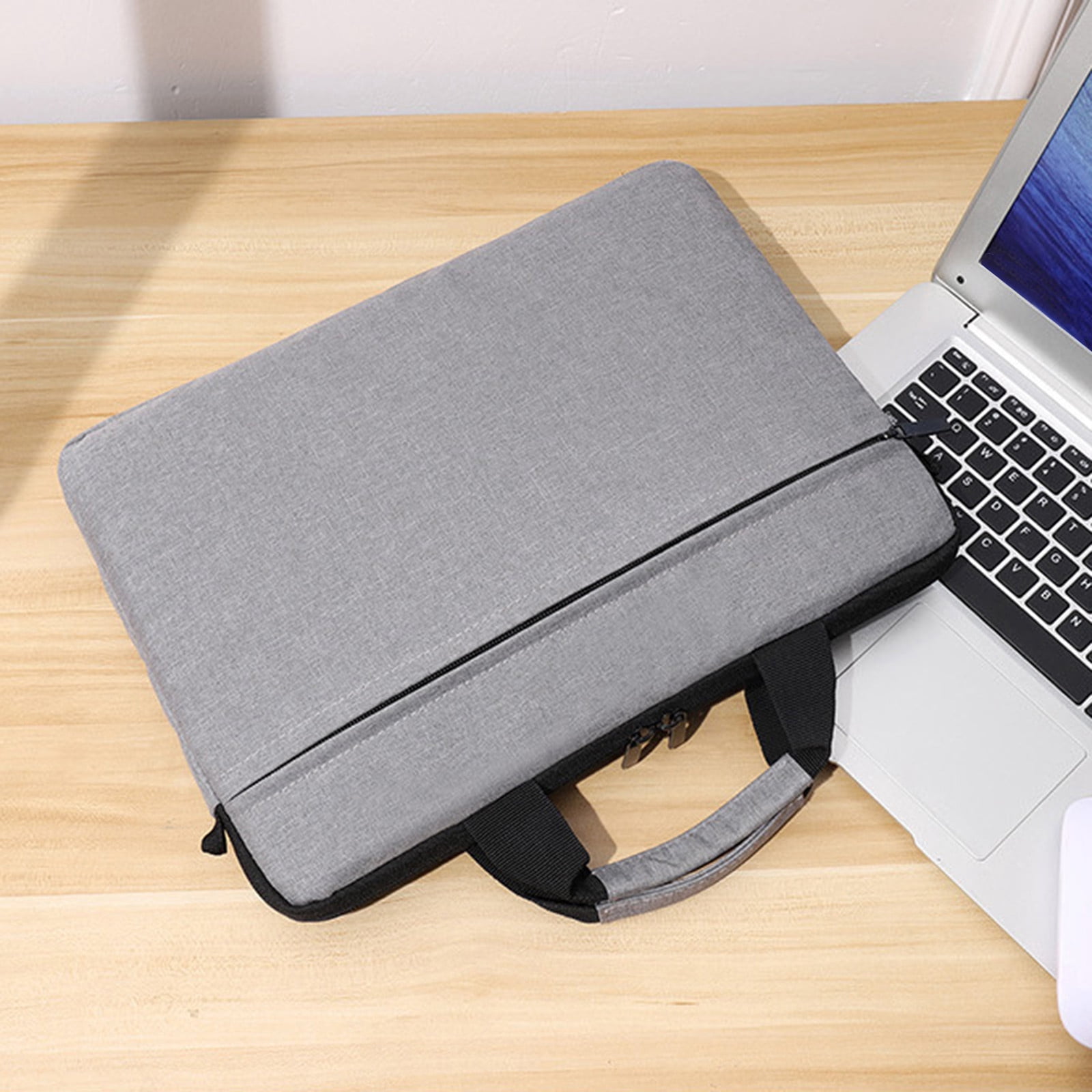 Wzzjkit Laptop Case, 15-16in Computer Bag Shoulder Bag Large Capacity Lightweight Business Casual Briefcase Portable Organizing Bag for Various Types of Laptops, Laptop Bags