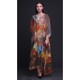 thumbnail image 2 of Phagun Monuments Plage Caftan Couvre-Maillot Bikini Robe Maxi pour Femmes Long Caftan-TG-2X-3X, 2 of 4