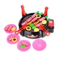 thumbnail image 3 of 27PCS Kids BBQ Toy Set Realistic Interactive Grill Play Food Pretend Food Toy, 3 of 10