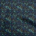 thumbnail image 1 of oneOone Silk Tabby Dark Green Fabric Abstract Dress Material Fabric Print Fabric By The Yard 42 Inch Wide, 1 of 4