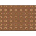 thumbnail image 1 of Ahgly Company Tapis d'Intérieur Lavables en Machine, Rectangle Transitionnel Brun Acajou, 6' x 9', 1 of 7