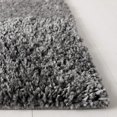 thumbnail image 4 of Safavieh August Shag Collection AUG900F Solid 1.2-inch Thick Area Rug, 5'3" x 5'3" Square, Grey, 4 of 7