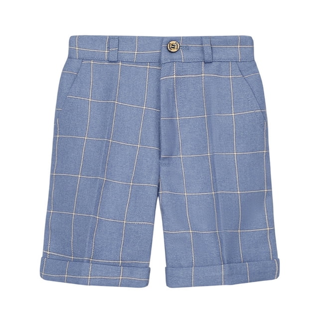 Toddler Boys Dress Shorts Straight Wide Leg Pants Solid Color Pull on Summer Shorts