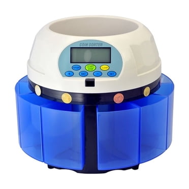 Machine de Compteur de Pièces, Compteur d'Argent, Trieur de Pièces Mixtes, Compteur Électronique Automatique avec Tiroir à Pièces HS-KSW650, Convivial