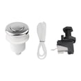 thumbnail image 1 of pitrice Air Switch Kits Portable Cordless on Off Push Button Switch Pneumatic Switch 32mm argent Silver 32mm, 1 of 3