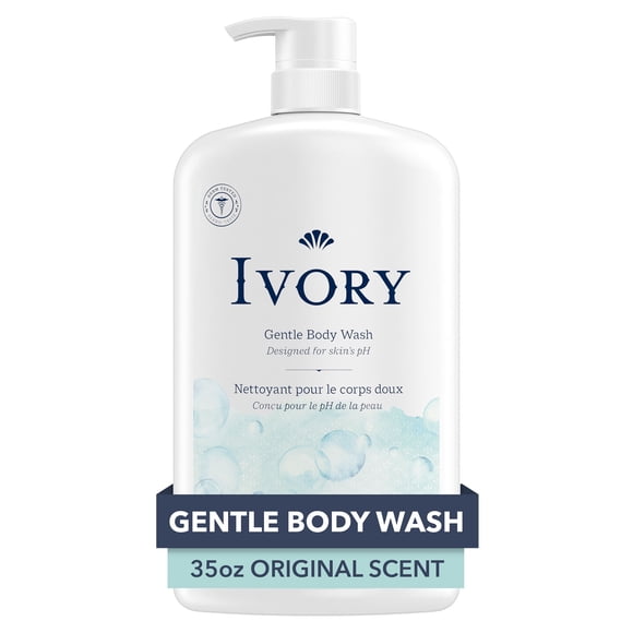 Ivory Nettoyant pour le Corps Doux & Délicat, Parfum Original