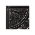 thumbnail image 1 of Genesis Antique Black Ceiling Tiles - Easy Drop-In Installation â€“ Waterproof, Washable and Fire-rated - High-Grade PVC to Prevent Breakage (12" x 12" Sample), 1 of 6