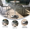 thumbnail image 2 of 23.5'' Round Adjustable Height Glass Table (Adjustable Range 33.5'' - 41''), 2 of 9
