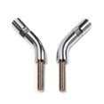 thumbnail image 1 of Krator Chrome Mirror Stem Extender 3 Inch Extension Set Compatible with 2014-2017 Harley Davidson SuperLow 1200T XL1200T, 1 of 3