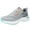 Grey, variant on XIMIN Women's Wide Toe Box Walking Shoes with Arch Support Orthotic Sneakers for Plantar Fasciitis Heel and Foot Pain Relief Natural Foot Shape Tennis WhiteBlack (9, Grey)