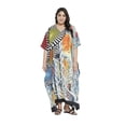 thumbnail image 1 of Caftans Longs pour Femmes Grande Taille Robe Caftan Robe de Soirée Fête Été Plage Robe d'Été Manches Kimono Longues Robes Décontractées en Ligne, 1 of 6