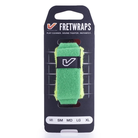 gruv gear FretWraps Corde à Feuilles HD Lot de 1 (Vert, Extra Grand) (FW-1PK-GRN-TG)