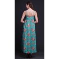 thumbnail image 3 of Bimba Robe Longue d'Été Sans Manches à Imprimé Teinture sur Nœuds Décontractée de Plage pour Femmes à Fleurs - Medium, 3 of 6
