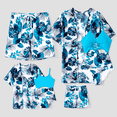 thumbnail image 1 of PatPat Family Matching Drawstring Swim Trunks or Cut Out Lace UP Back One-Piece Swimsuit, 1 of 6