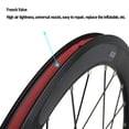 thumbnail image 3 of Folding Cycle Wheelset, Aluminum Alloy 20 Inch Cycle Front Rear Wheel Assembly Stable Bearings  for Repairing, 3 of 7