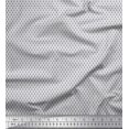 thumbnail image 1 of Soimoi Japan Crepe Satin Fabric Stripe & Triangle Small Print Sewing Fabric Yard 42 Inch Wide, 1 of 3