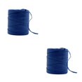 thumbnail image 3 of Baohd Fiber Sturdy And Durable Raffia Rope Yarn For DIY Crafts Natural Paper Ribbon Solid Crochet Yarn sapphire blue 2Set, 3 of 6