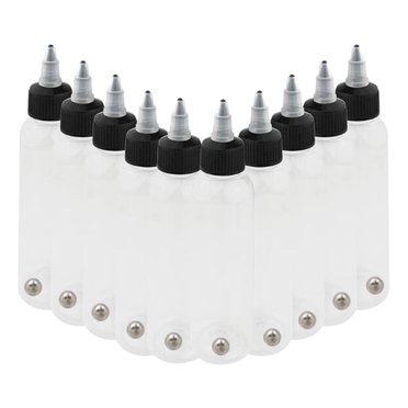 Yinanstore Bouteilles Distributrices d'Encre pour Aérographe - Transparent, 120ml
