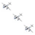 thumbnail image 2 of Baohd 1/2/3 Authentic Aircraft Assembly Model Kit 1 48 Scale Collectors Silver 3PCS, 2 of 6