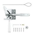 thumbnail image 3 of Heavy Duty Fence Gate Latch Self Locking Door Locks Gravity Latch Cable Pull, 3 of 8