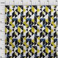 thumbnail image 2 of oneOone Polyester Lycra Fabric Parallelogram & Triangle Geometric Printed Fabric 1 Yard 56 Inch Wide, 2 of 4