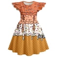 thumbnail image 4 of Robes d'Été pour Filles Décontractées Sans Manches à Col Rond, Manches Volantées, Robe de Jeu pour Tout-Petits et Enfants pour l'Extérieur, le Quotidien et les Activités Scolaires, 4 of 4