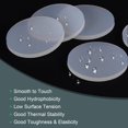 thumbnail image 4 of Unique Bargains 40mm OD 3mm Thick Round Silicone Rubber Solid Gasket Sheet White 8 Count, 4 of 5