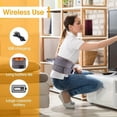 thumbnail image 4 of Heating pad  Wireless heating pad with massager  portable heating pad back support  Heating Back with Belly Warm waist support 3 quick heating massage modes, 4 of 7