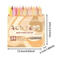 thumbnail image 2 of Skin Tone Acrylic Markers 24 Colors Anime Pro Soft Brush Tip Liquid Ink Pens Non Skin Colour Markers for Art on Canvas Rocks Glass Paper 1.8ml, 2 of 5